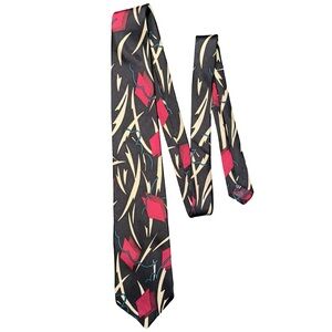 Vintage Monsieur Givenchy 100% silk necktie 56 3/4” X 3 1/2”